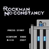 Rockman No Constancy Title Screen
